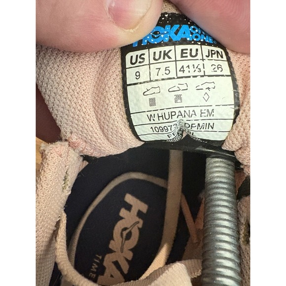 Hoka One One Women's Hupana EM Dusty Pink/Mood Indigo Shoes Sneakers Size 9 US - Picture 6 of 7